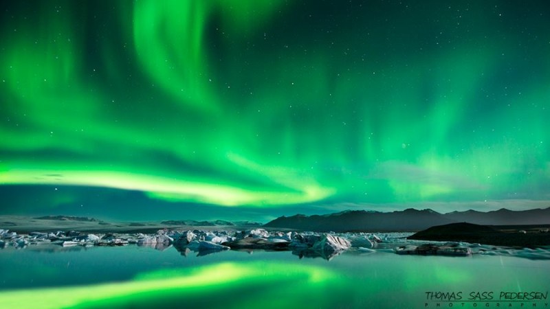 Nordlys fra JÃ¶kulsÃ¡rlÃ³n