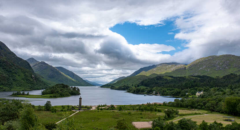 Loch-Shiel fra oven