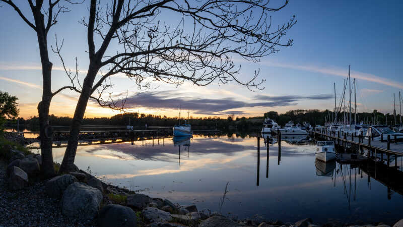 Solnedgang på Als
