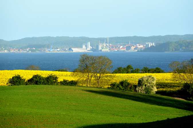 Aabenraa fra fjorden