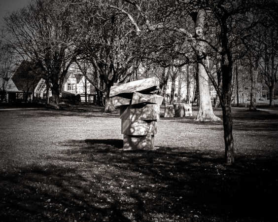 Statue in the park_