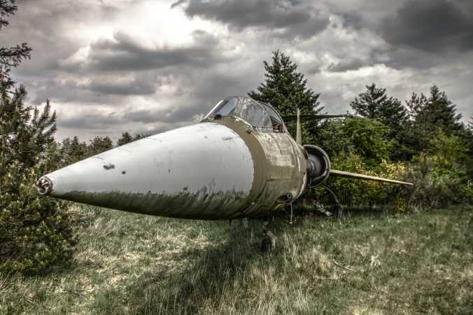 Pensioneret F-104G starfighter