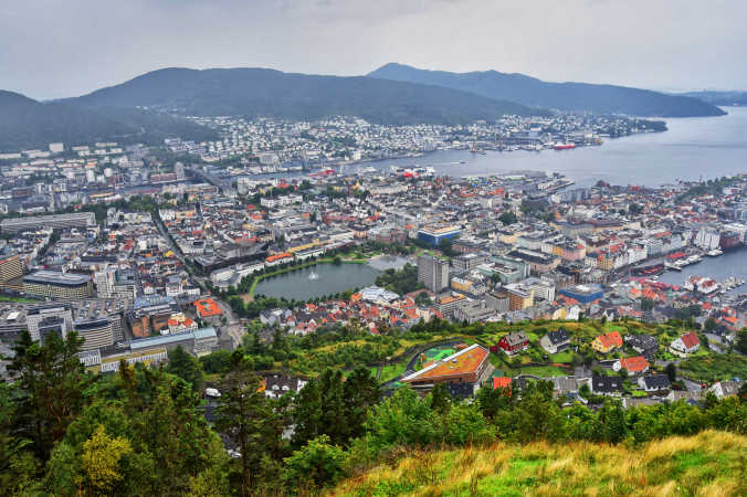 Bergen i Norge