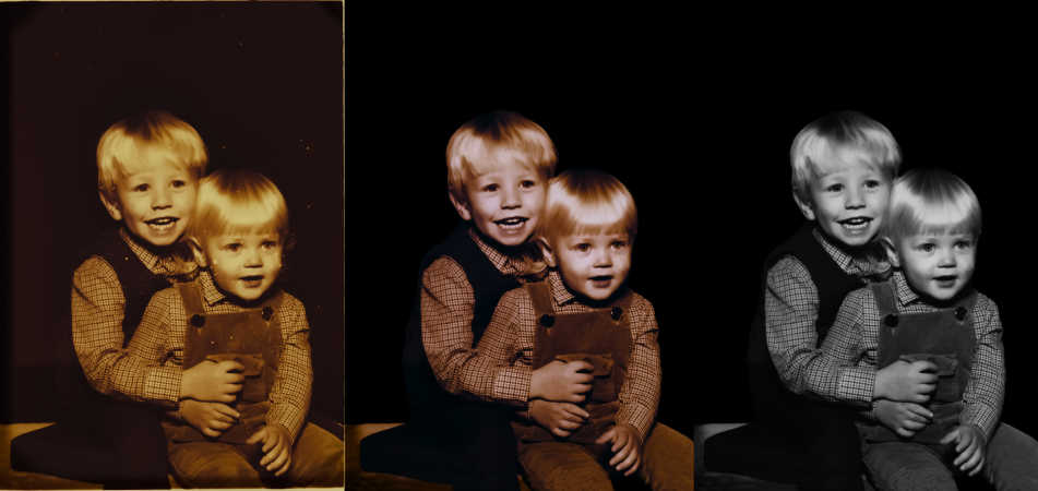 Rep af gamle billede