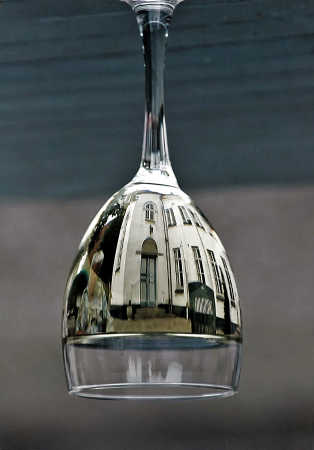 Upside down